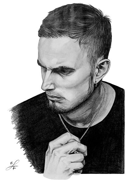 Portrait des Gitarristen Mark Tremonti (Alter Bridge)